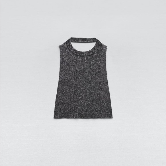 Zara Open Back Knit Top - Picture 6 of 9